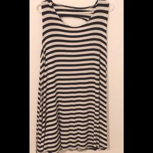 Navy Stripped Summer Dress